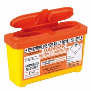1 Litre Sharps Bin