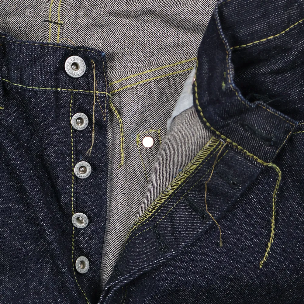 【2024AW】S0105-24 - WWII Model Brown Cotton Denim Pants -