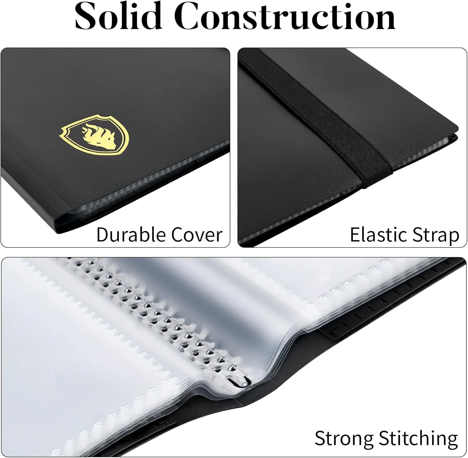 396 Pocket Premium Collector Card Album, Green - 9 Pocket Side Loading Standard Card Folder for MTG, TCG, Game & Sport Cards