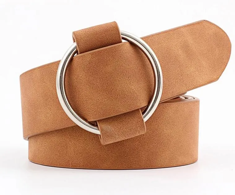 Amara Needle-Free Round Buckle Belt