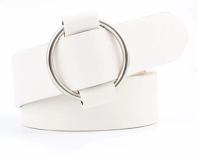 Amara Needle-Free Round Buckle Belt