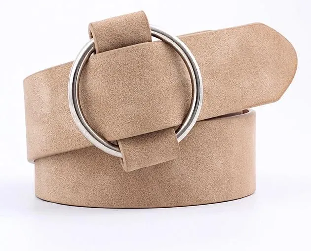 Amara Needle-Free Round Buckle Belt
