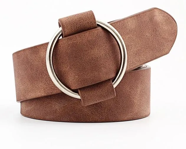 Amara Needle-Free Round Buckle Belt
