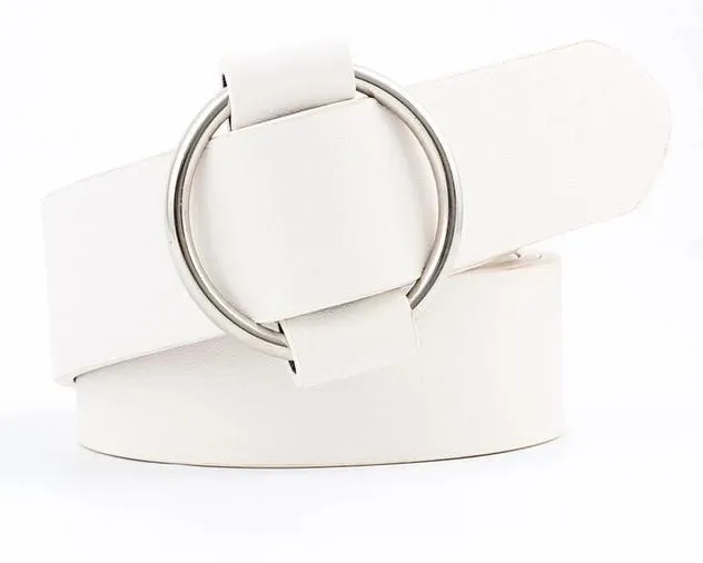 Amara Needle-Free Round Buckle Belt