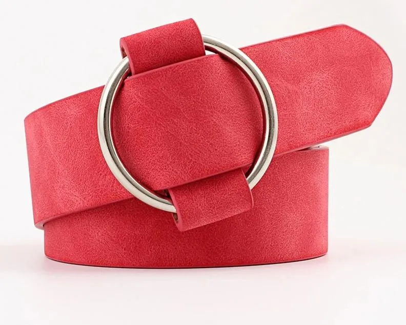 Amara Needle-Free Round Buckle Belt