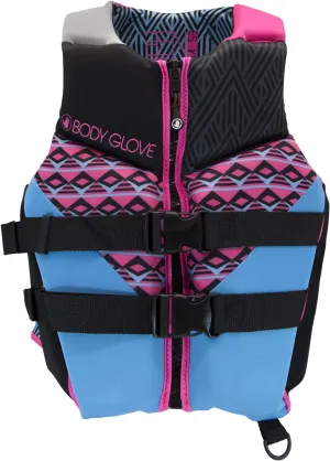 Body Glove- Phantom Women's Evoprene PFD-Adult Life Jacket - Coast Guard Approved, High Mobility PFD, Lightweight Buoyancy Foam, Universal and Oversize