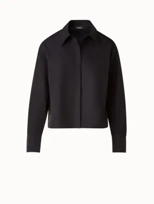 Boxy Cotton Poplin Blouse