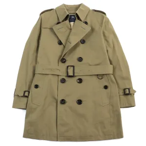 Burberry Cotton Trench Coat Beige M