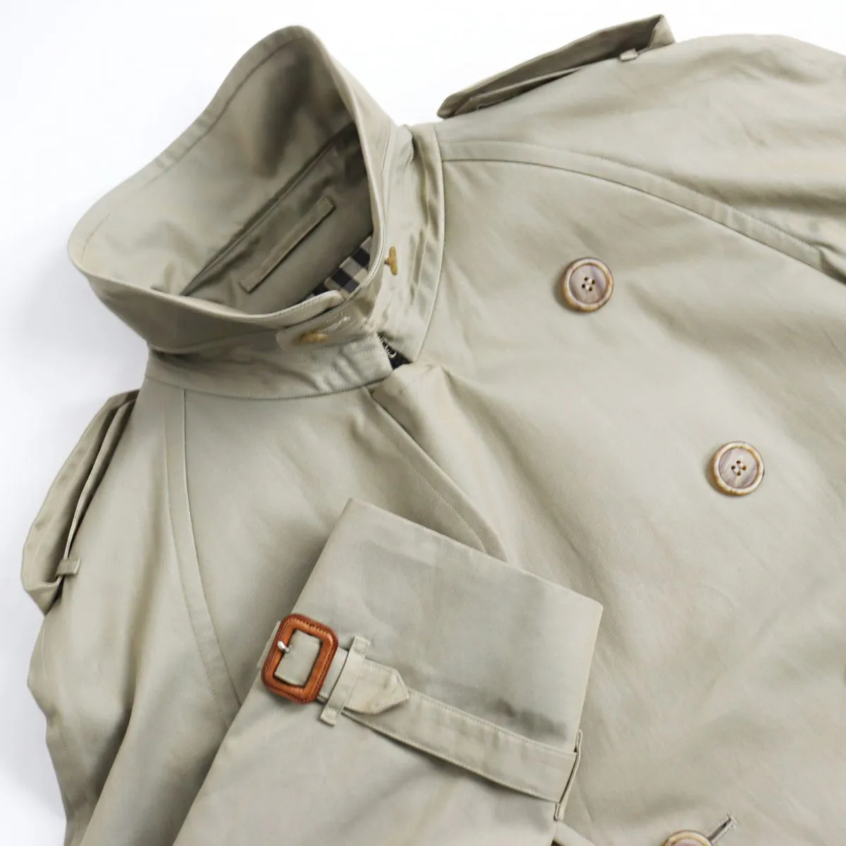 Burberry Vintage Trench Coat Beige Men's