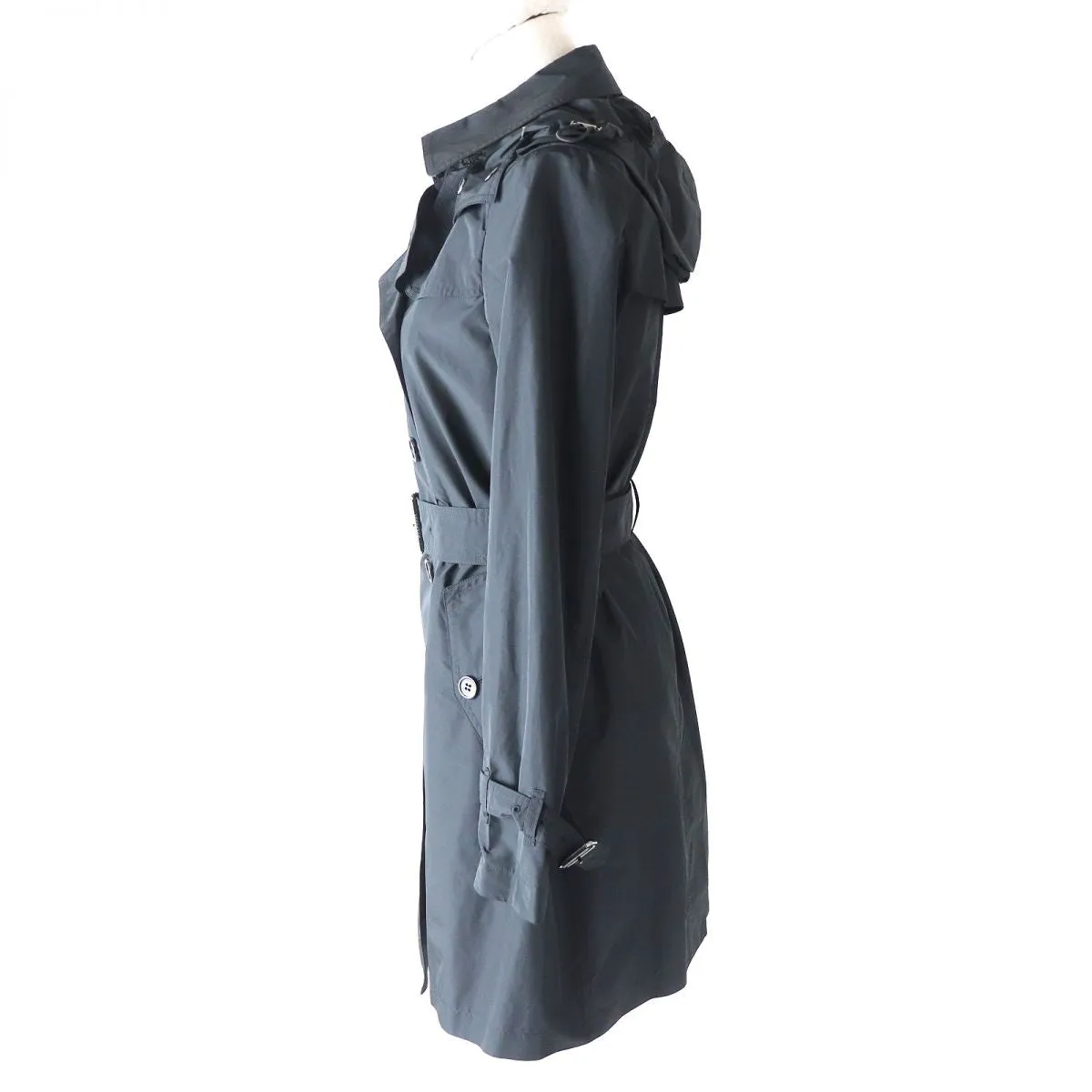 Burberry Women's Trench Coat, Black, Size 36