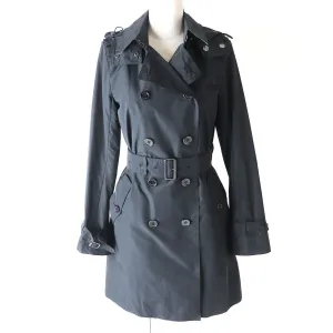 Burberry Women's Trench Coat, Black, Size 36
