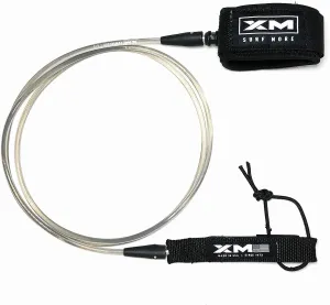 COMP Premium Surfboard Leash, Choose 5/6/7/8/9/10ft Length, Cord Thickness (.220 in.), Colors, Key Pocket, Unbreakable Swivels, Detachable Railsaver, Made in USA [3 Yr Warranty]