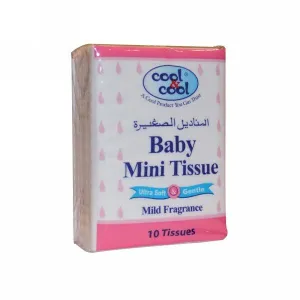 COOL & COOL BABY MINI TISSUE 10 TISSUES