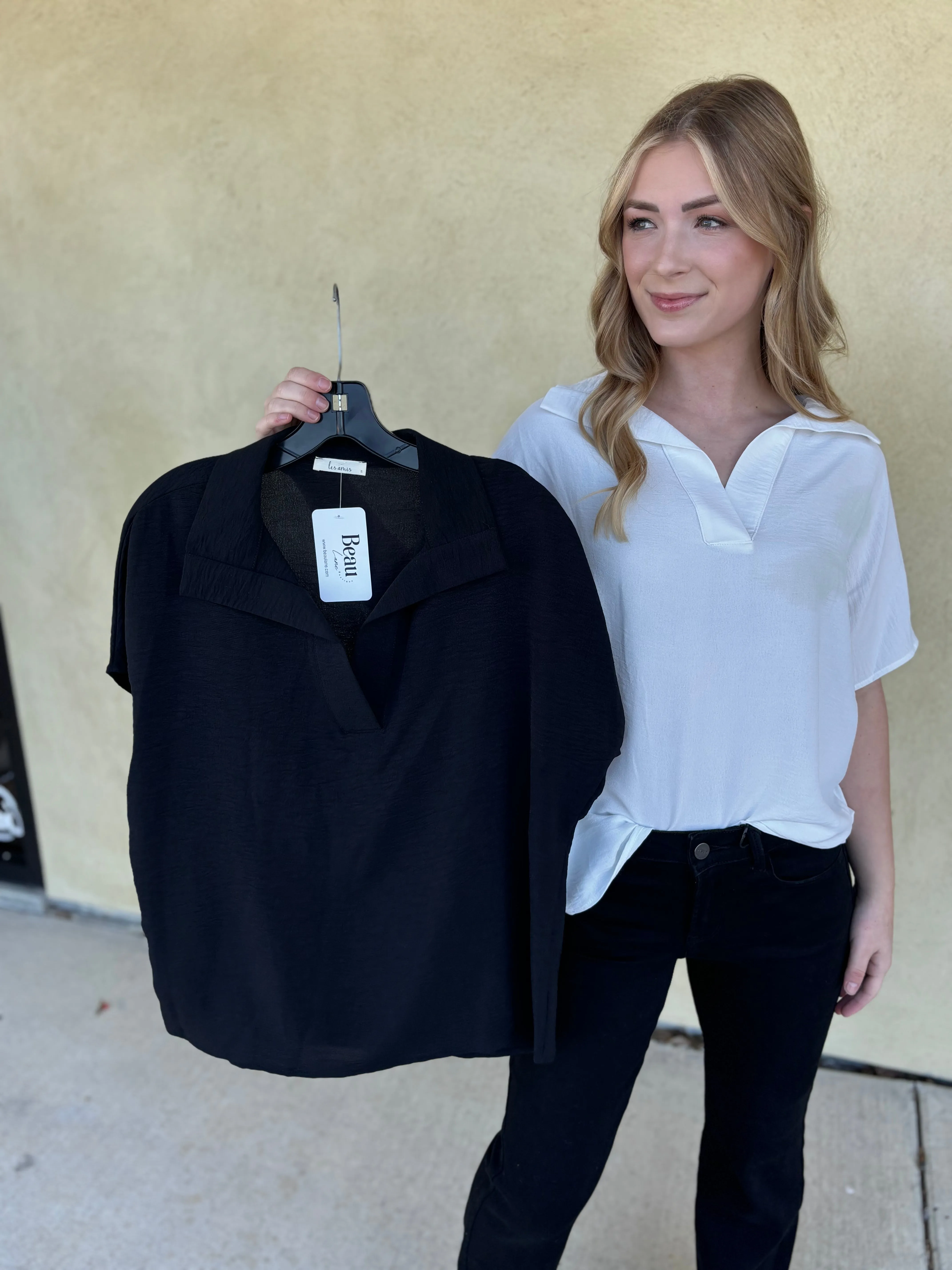 Cool Girl Collared Top