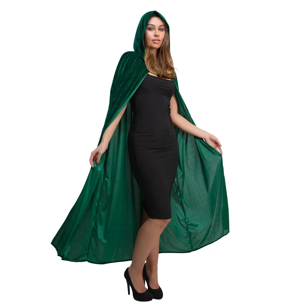 Deluxe Velvet Hooded Cape