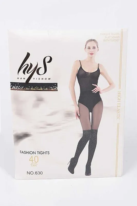 Designed Fishnet Fashion Tights