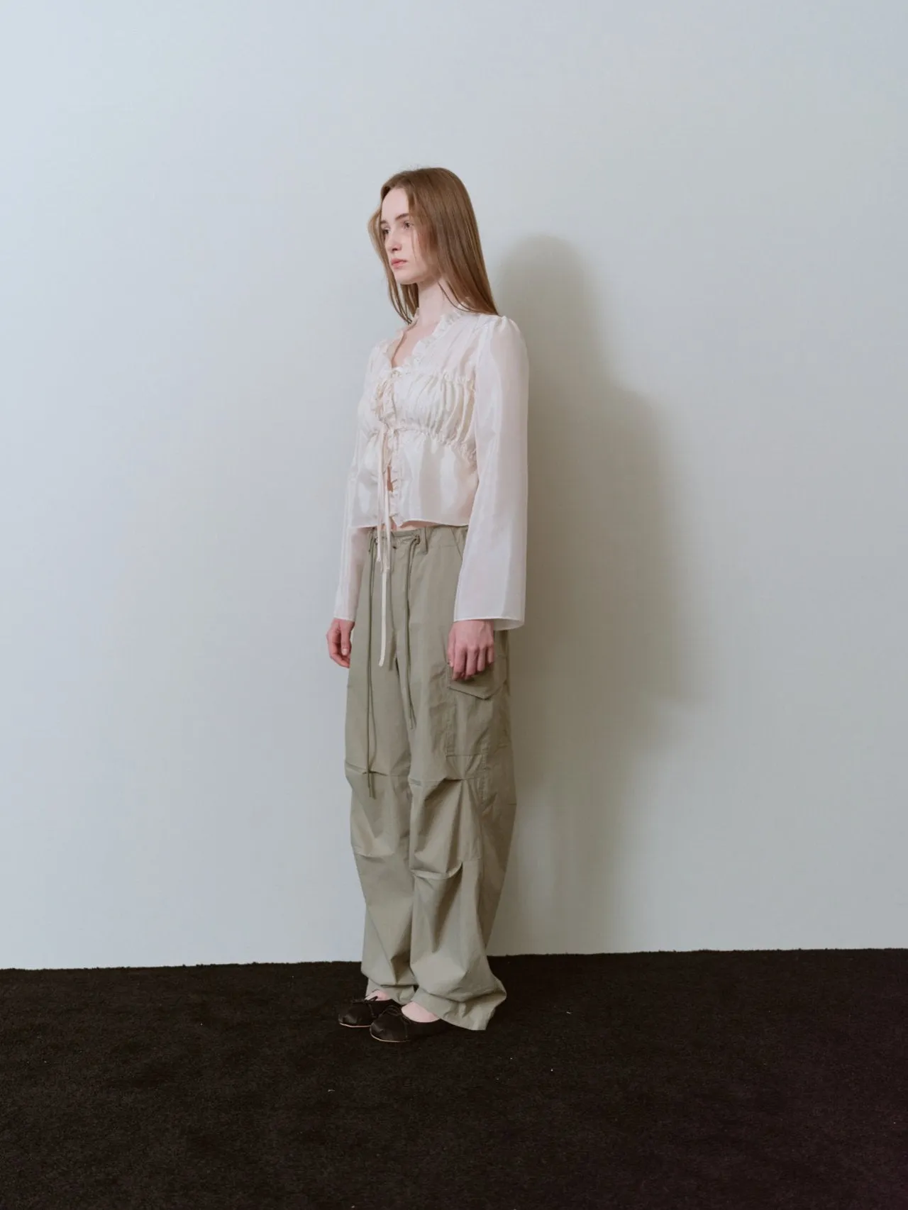 Frill blouse