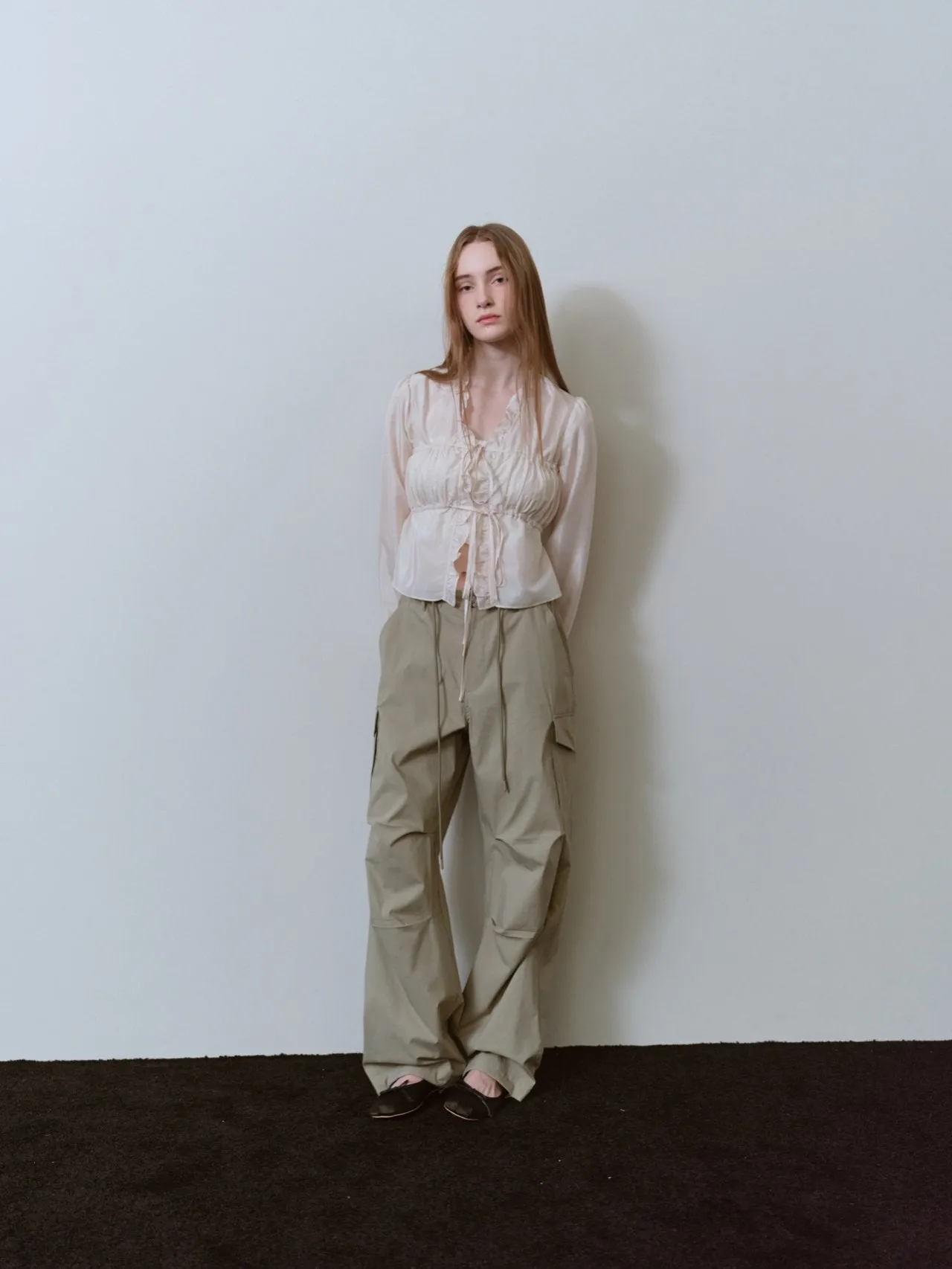 Frill blouse