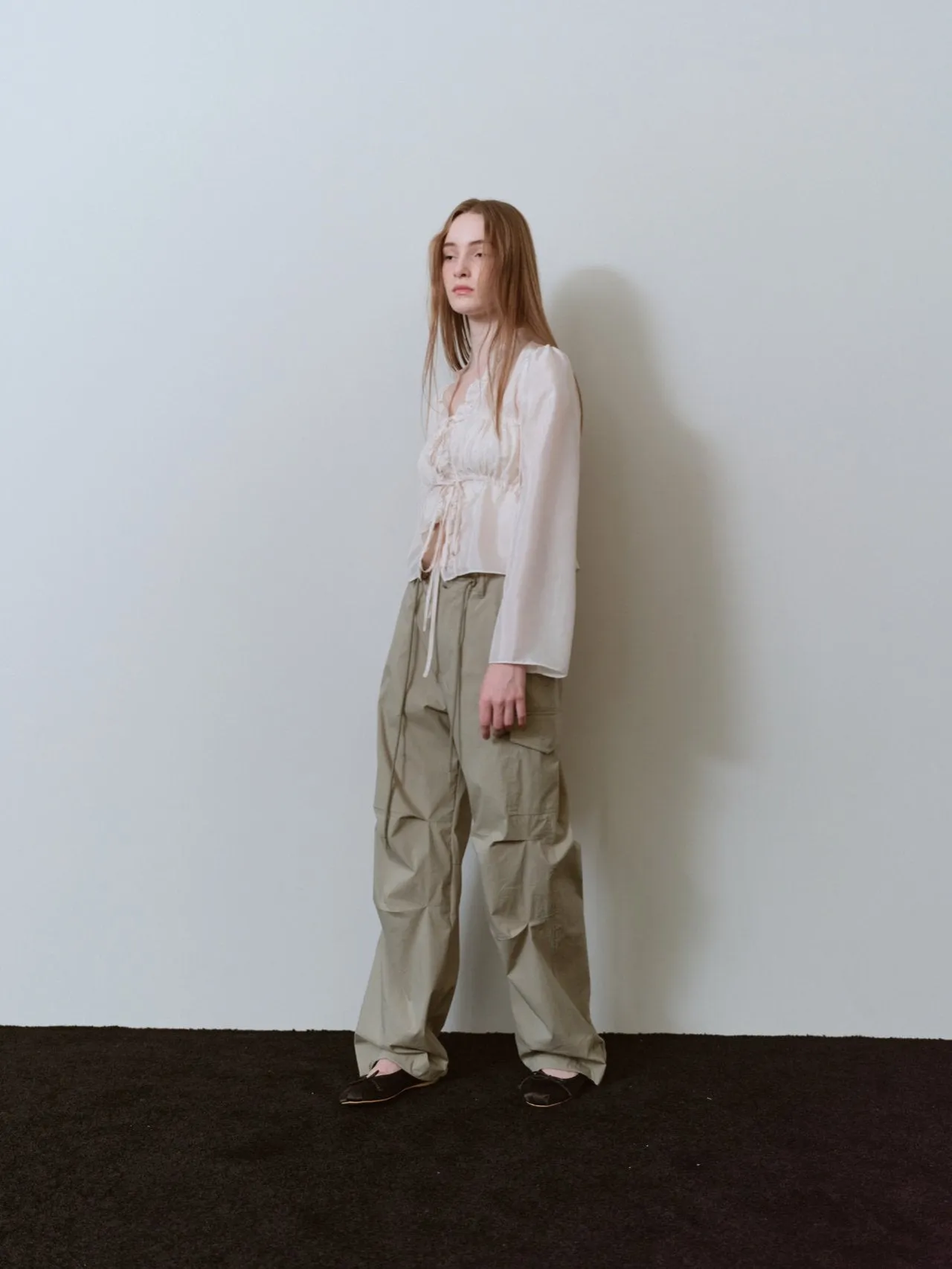 Frill blouse