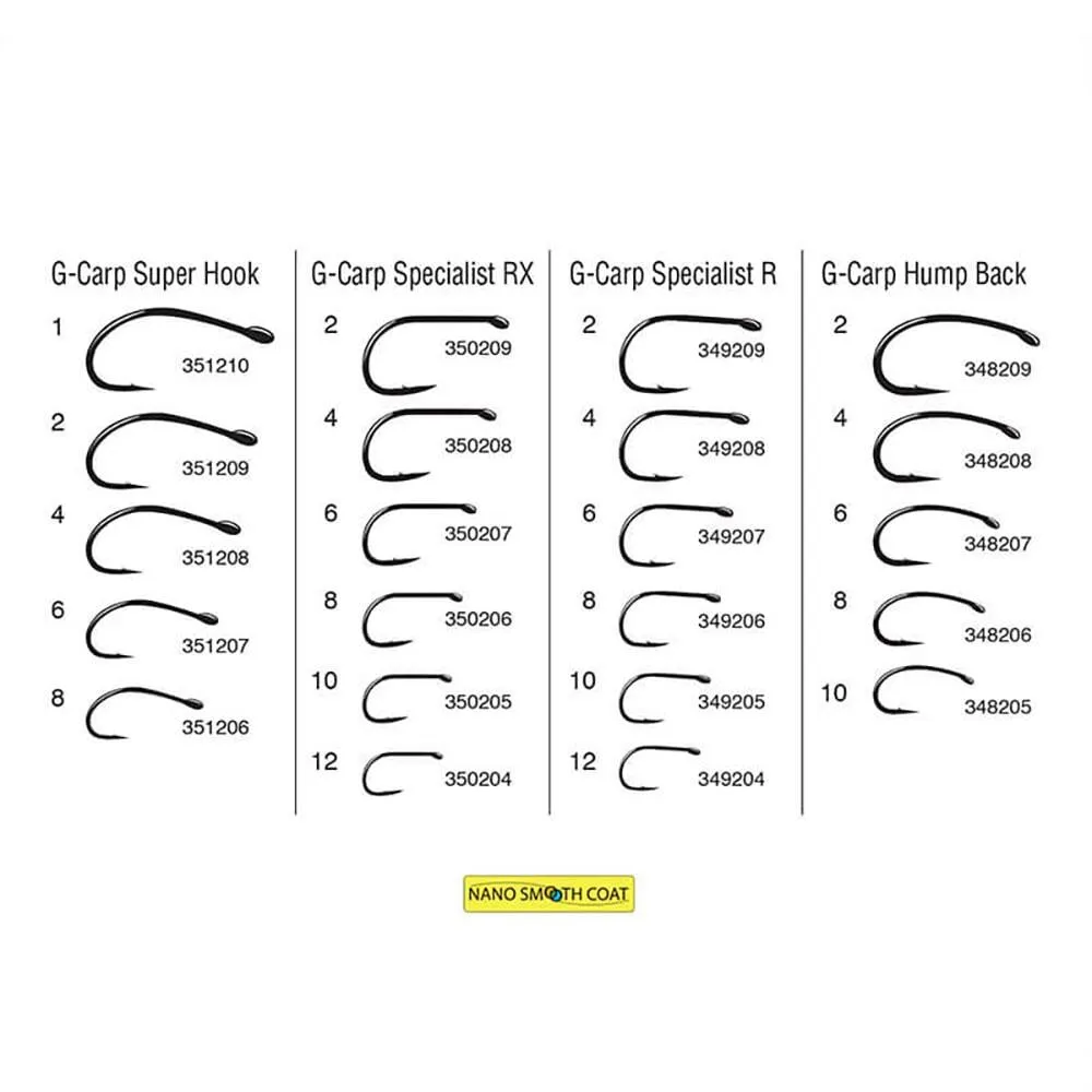 Gamakatsu G-Carp A-1 Super Carp Fishing Hook - 10pk