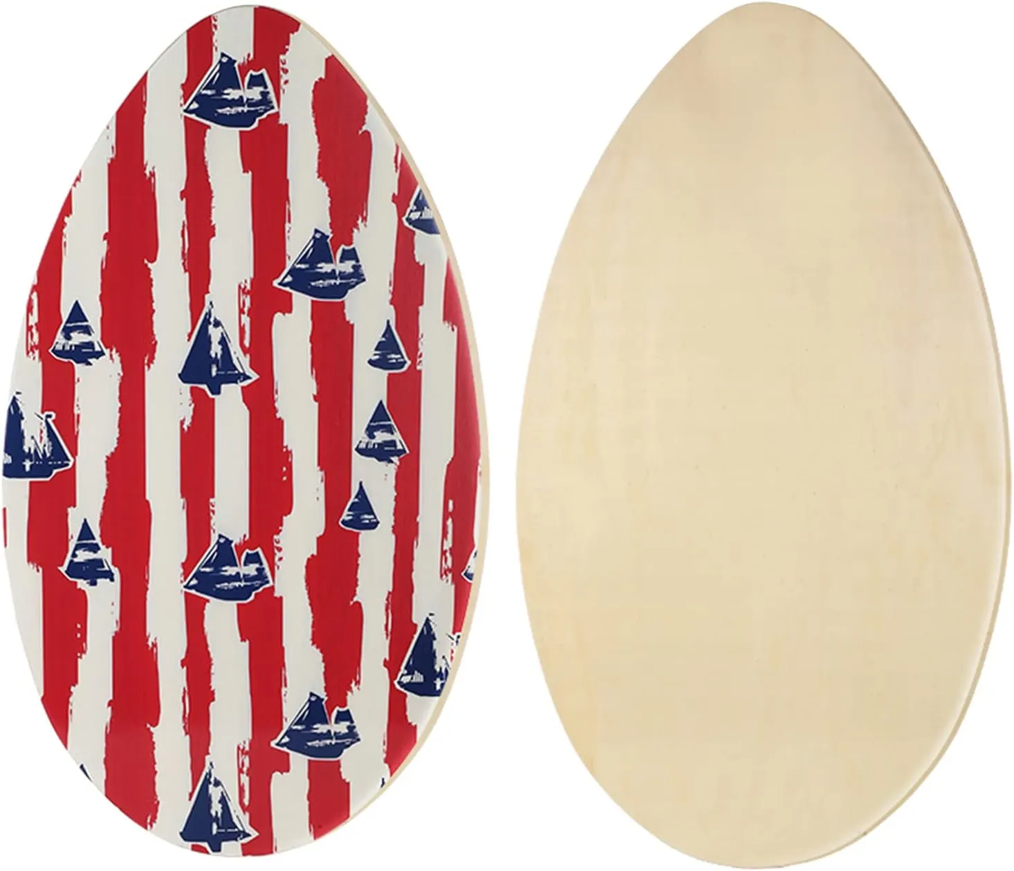 HQO LOVL 35 inch Skim Board for Kids Adults Wooden Skim Boards with High Gloss Coat for Beach Skimboards for Beginners