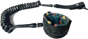 Inflatable Paddle Boards 7MM 9FT SUP Paddle SUP Coiled Leash Surfboard Leash Super Strong Webbing Paddle Board Surf Leg Rope Vacation Must Haves (Color : 7mm 9ft A)