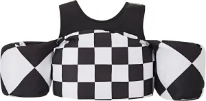 KIDSco Swim Vest for Kids 30-50 lbs. A Puddle Jumper Swimming Float Aid with Shoulder Straps and Arm Water Wings. for Boys and Girls Aged 2-6