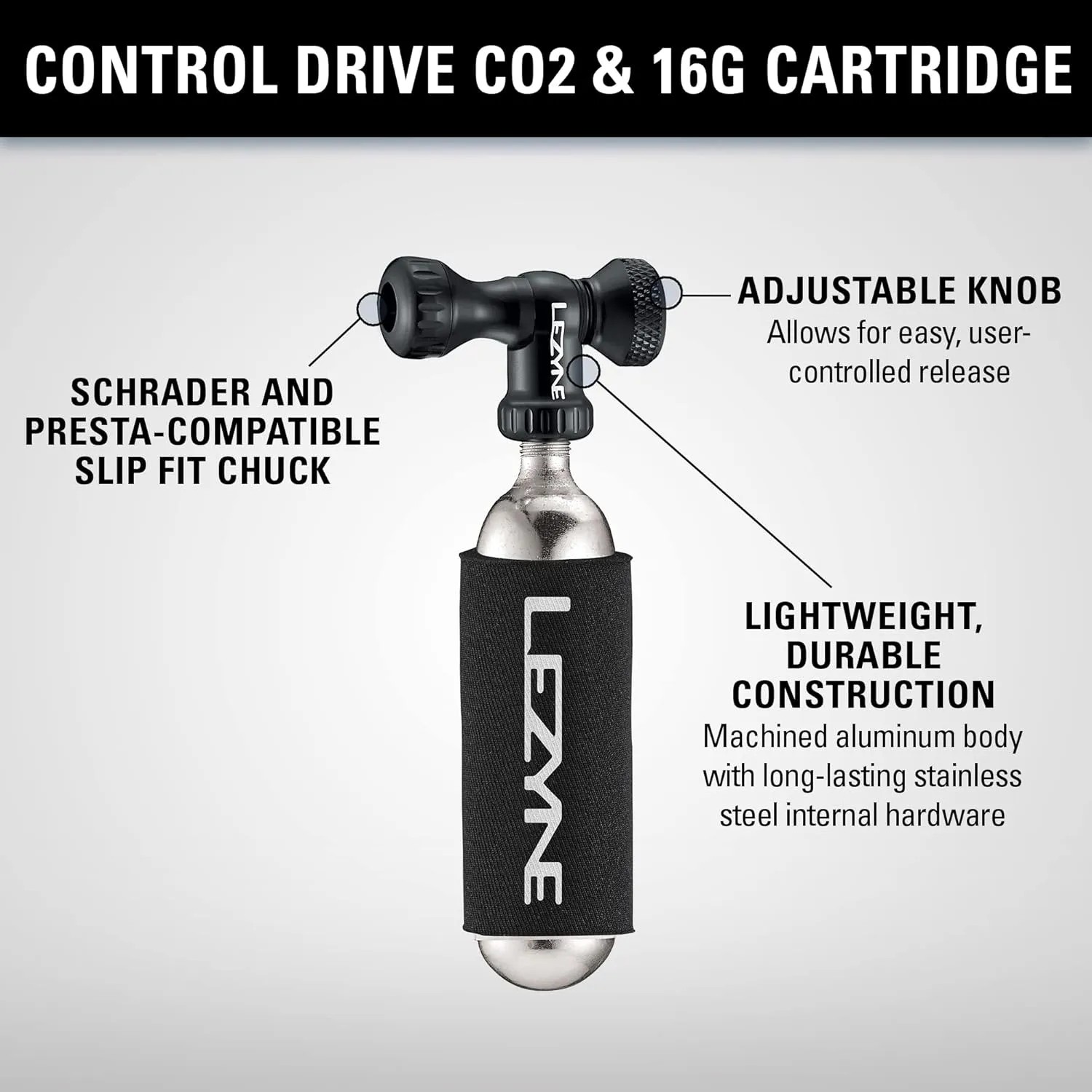 Lezyne Control Drive Co2 Bicycle Pump