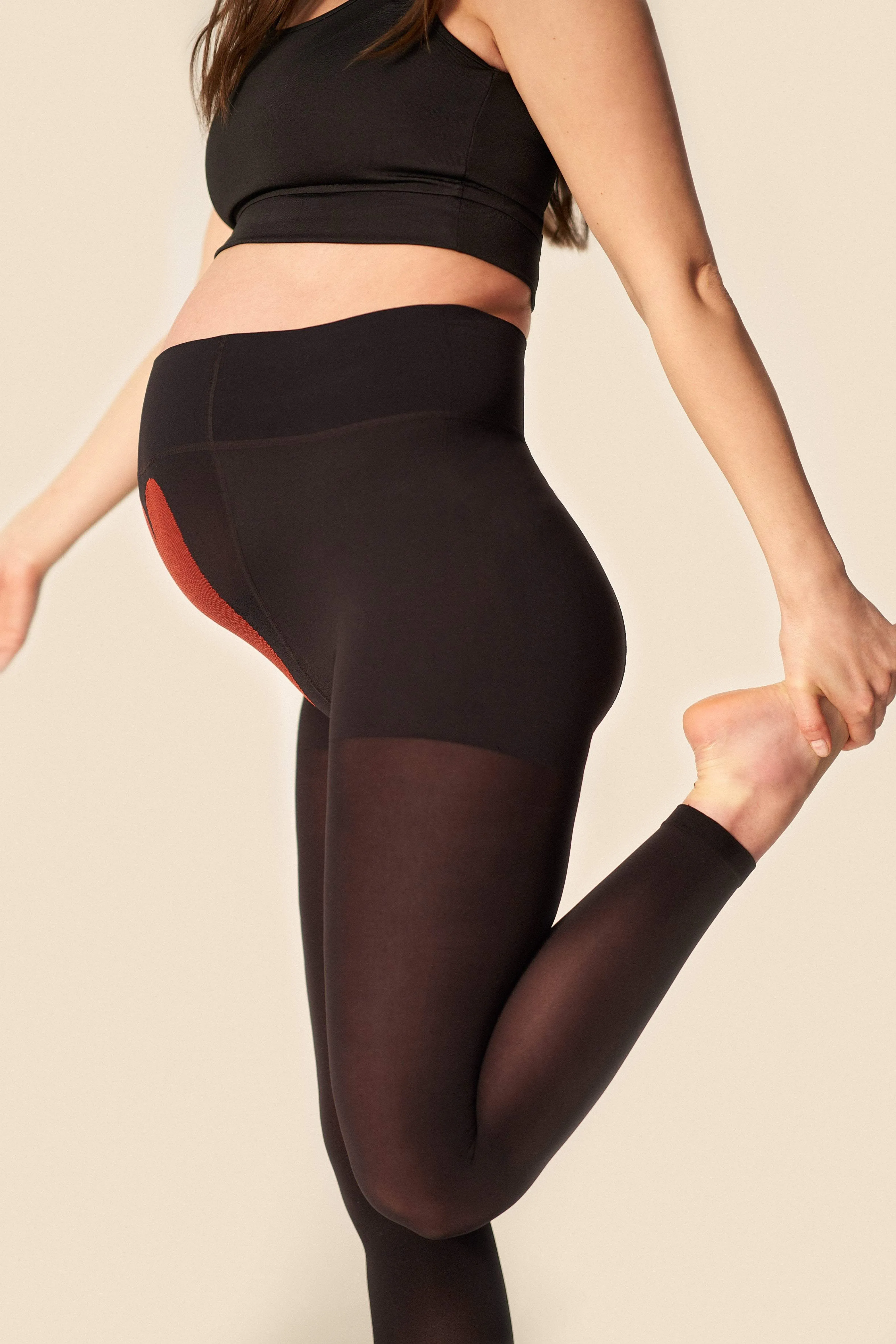 Mama Maternity Support Footless Tights