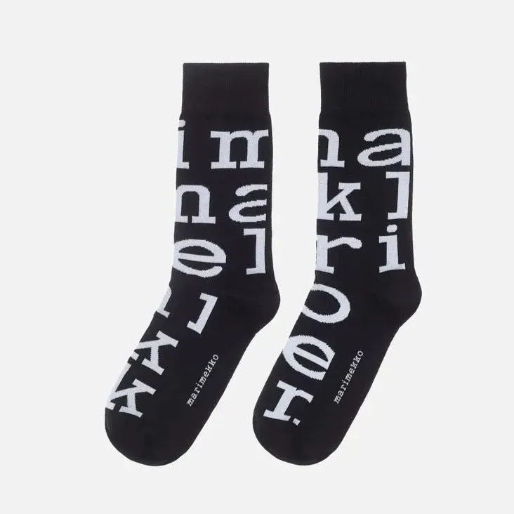 Marimekko Kasvaa Iso Logo Socks