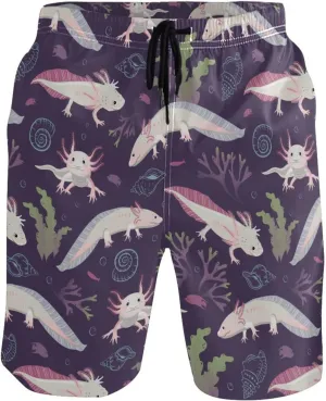 Men's Swim Trunks Board Shorts Quick Dry Swimsuit Swimwear Holiday Party Bathing Suit