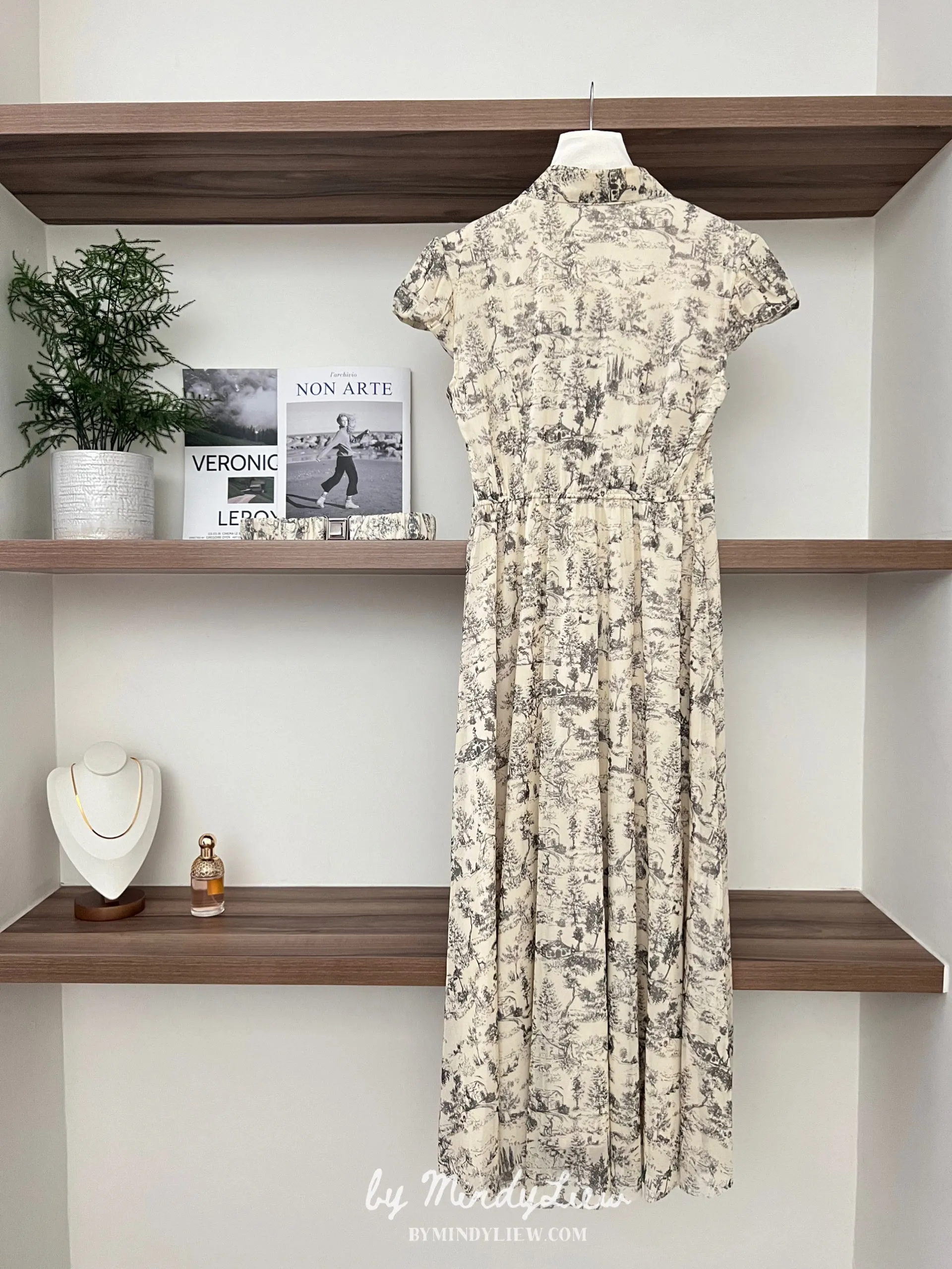 ML24404 Elegant Printed Dress