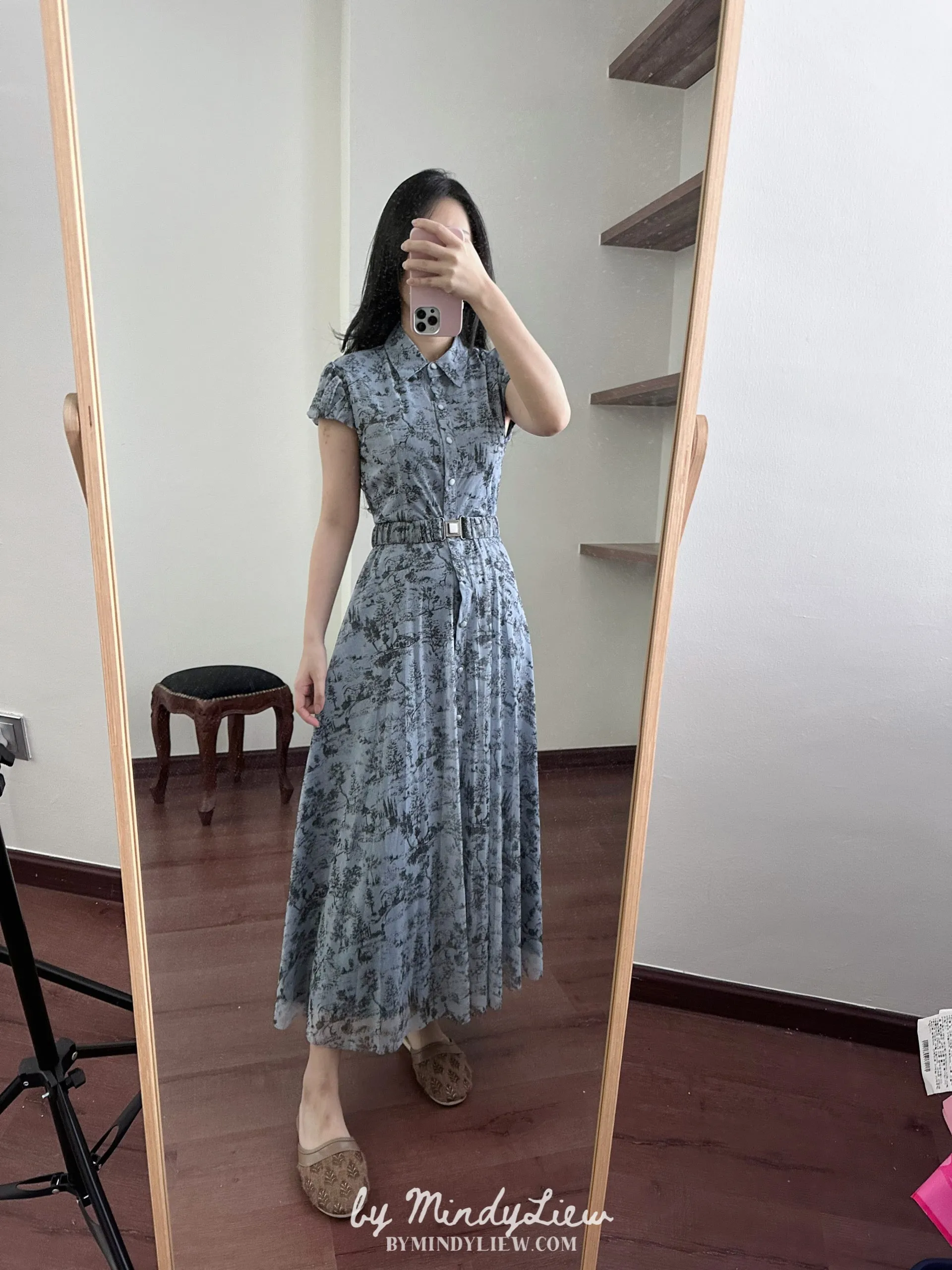 ML24404 Elegant Printed Dress