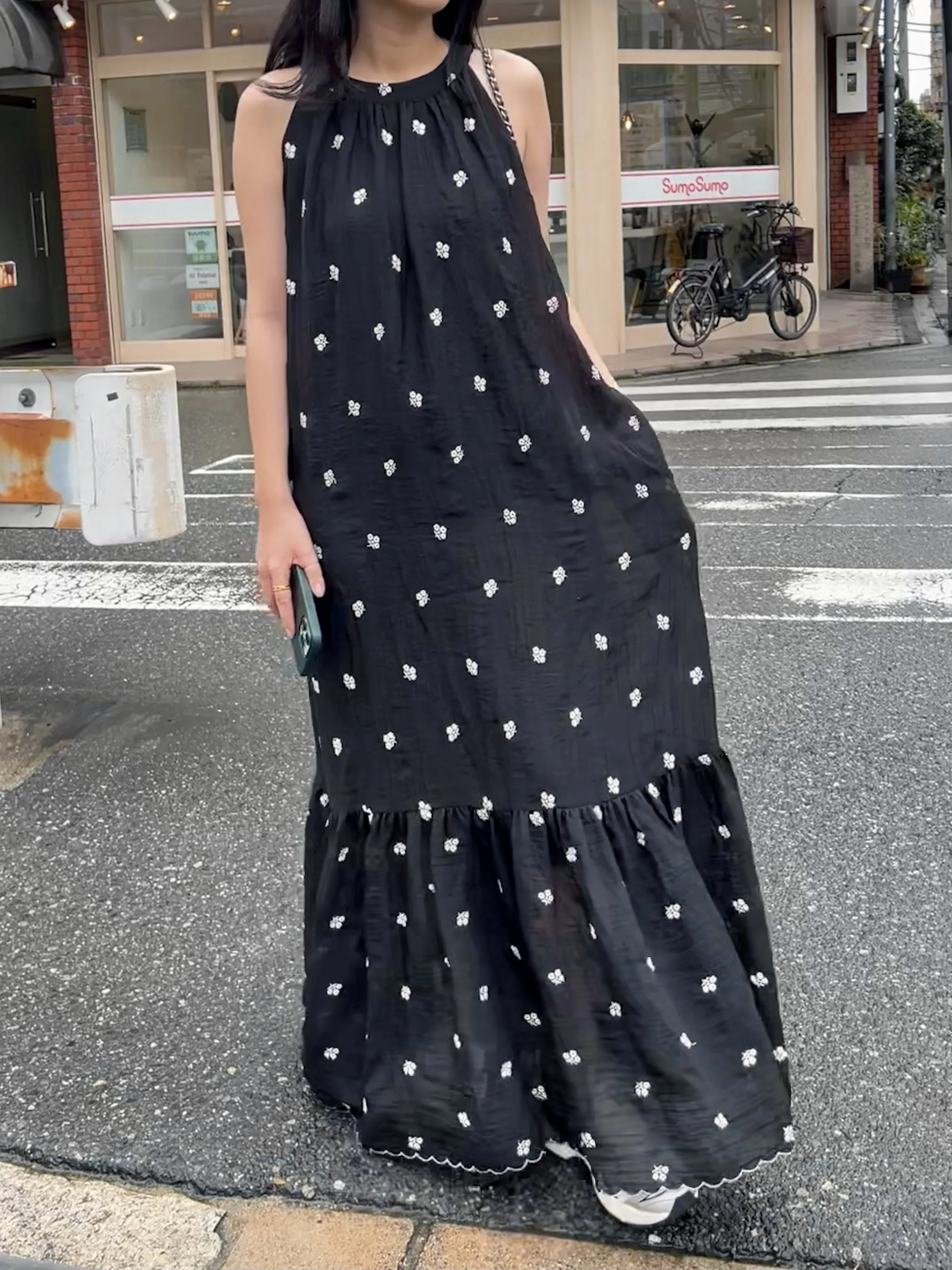 ML24776 Elegant Embriodery Dress
