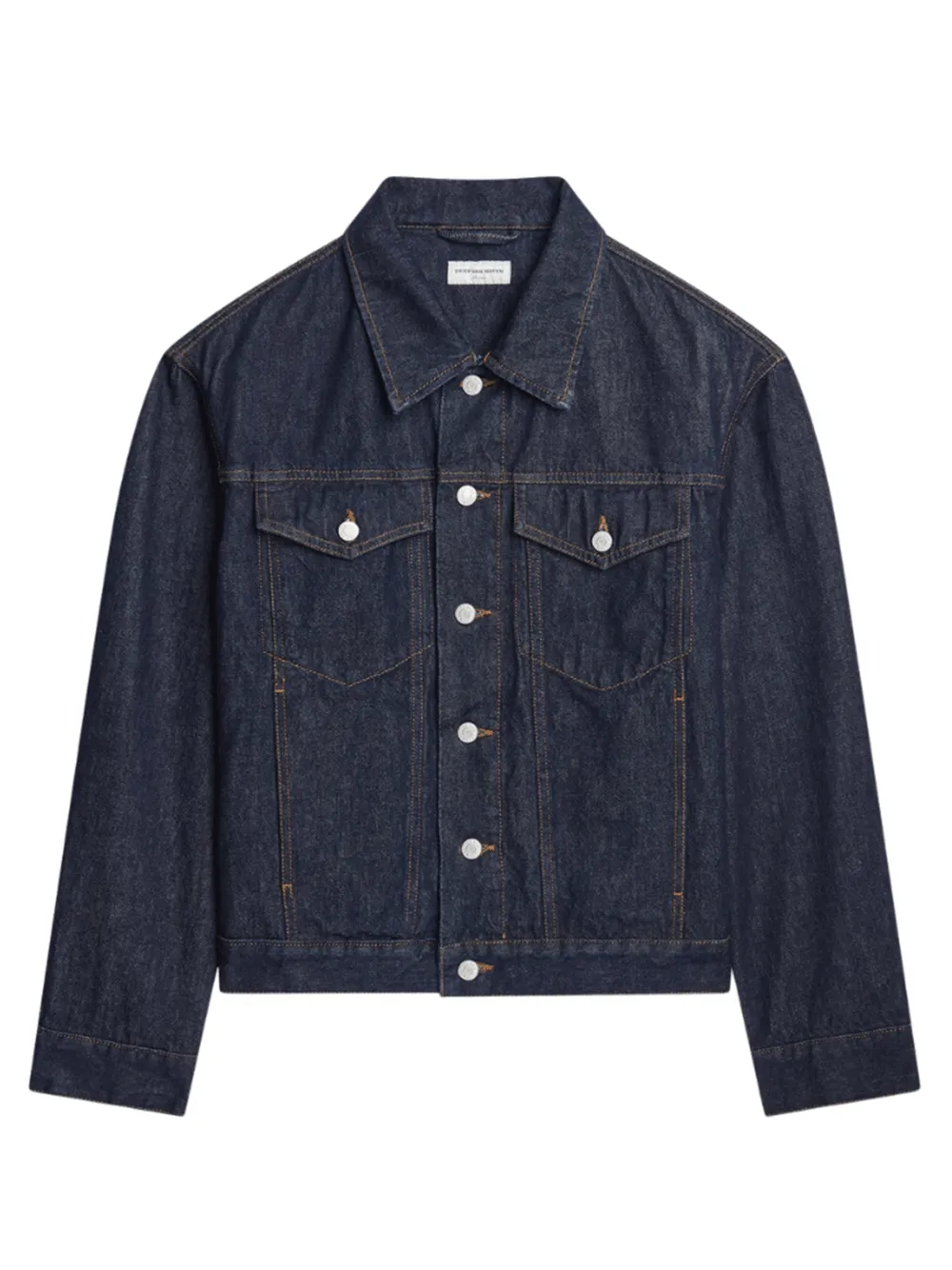 Raw Denim Indigo With One Rins Jacket