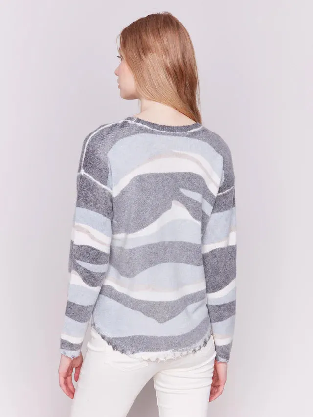 REVERSIBLE PLUSH SWEATER