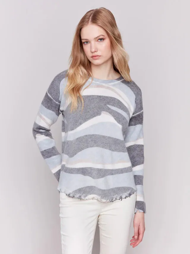 REVERSIBLE PLUSH SWEATER