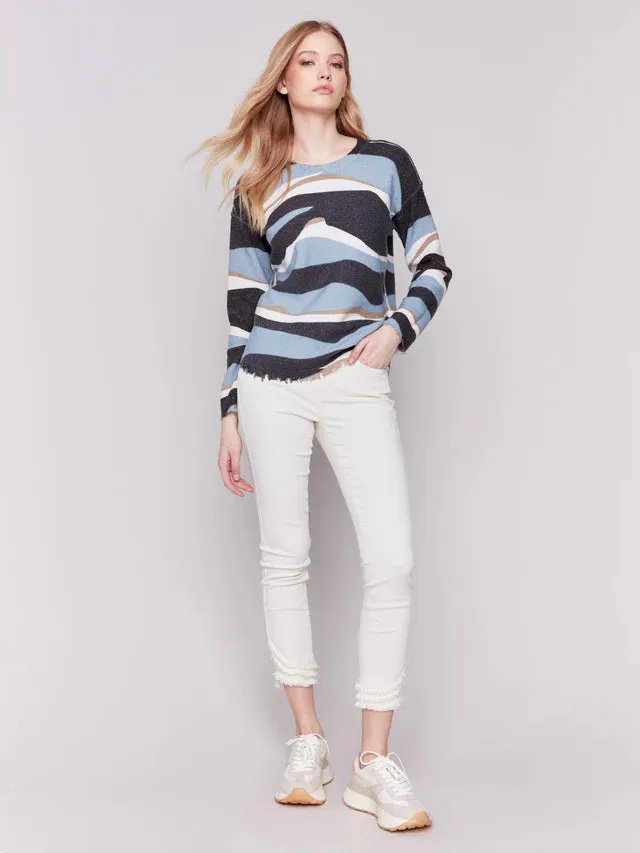 REVERSIBLE PLUSH SWEATER