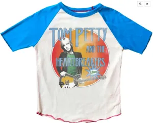 Rowdy Sprout Tom Petty Tee in Cream and Electric Blue