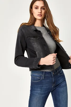 SAMANTHA JACKET IN DARK SMOKE SUPERSOFT