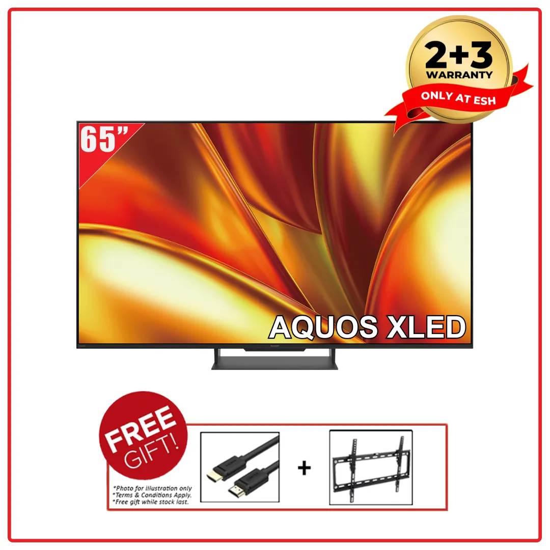 Sharp 4TC65GU8500X 65 Inch AQUOS XLED 4K UHD Google TV