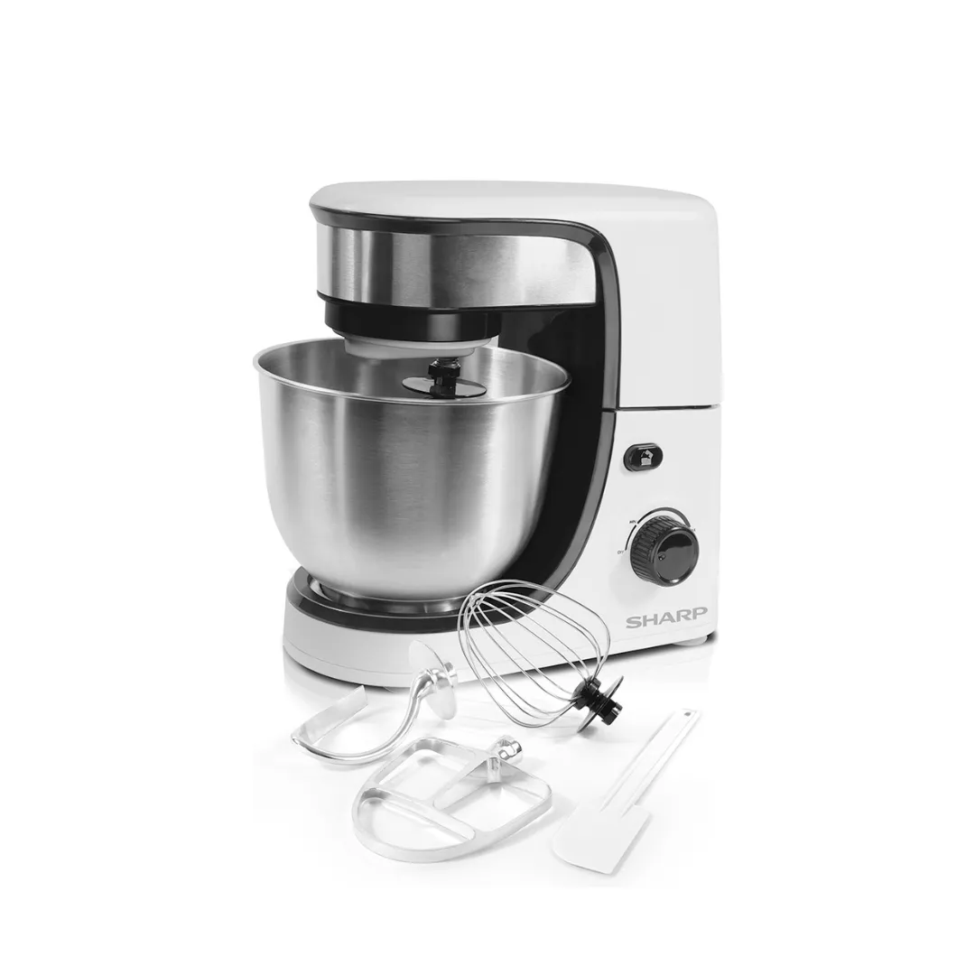 Sharp EMS80WH 4.0L 350W Variable Speeds Control Stand Mixer