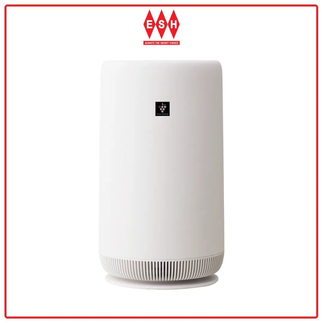 Sharp FUNC01W 10m² Plasmacluster Technology Cylindrical Air Purifier
