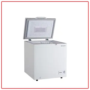 Sharp SJC168 (White) 160L Dual Switch Setting with LED Lighting Chest Freezer