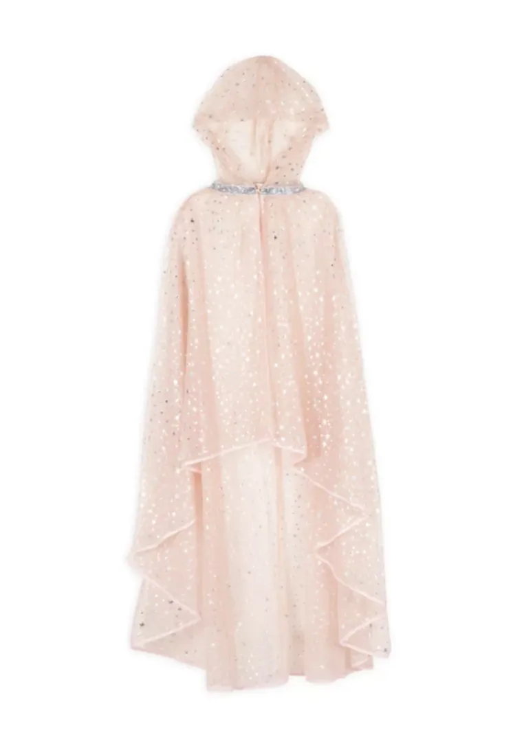 Silver Star Fairy Cape – Pink
