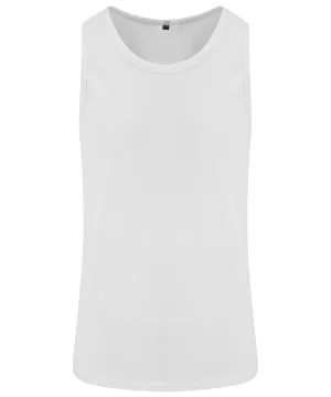 Solid White - Triblend vest