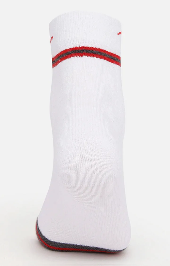 Spykar Grey & Green Striped Ankle Length Socks
