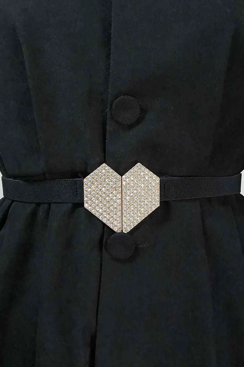 TEEK - Heart Buckle Stretch Belt