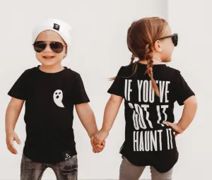 Trilogy Design Co - If You've Got It, Haunt It Tee in Black