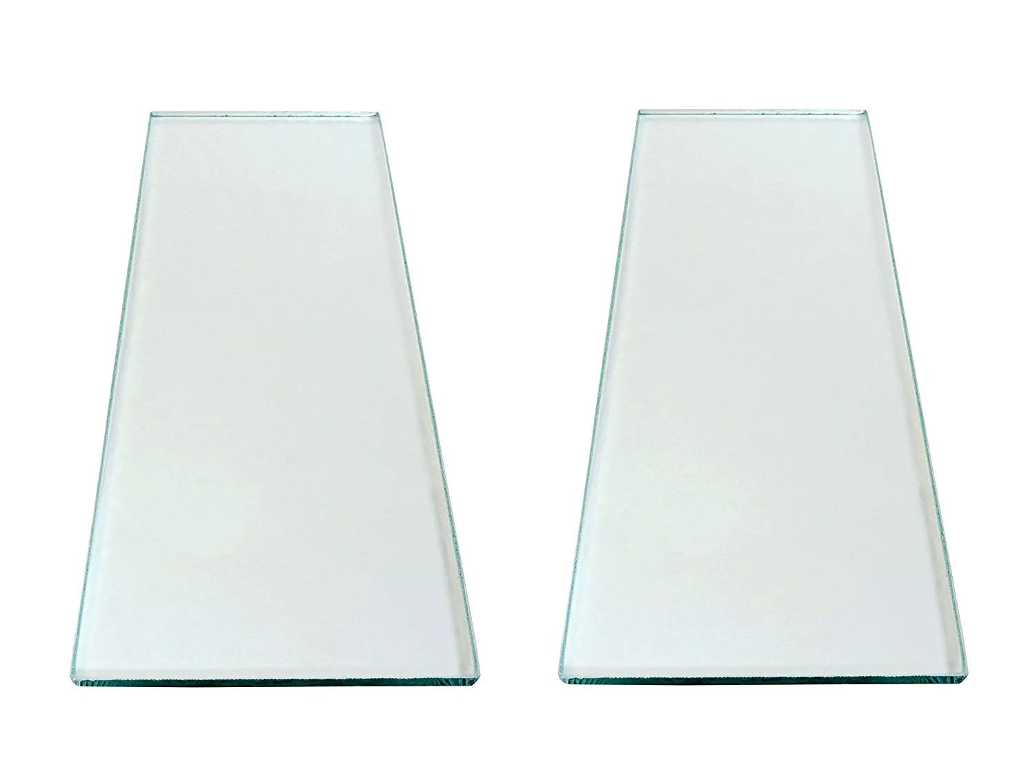Two sheets 5/16" x 3-1/4" x 8-1/4" Float Glass for Scary Sharp System